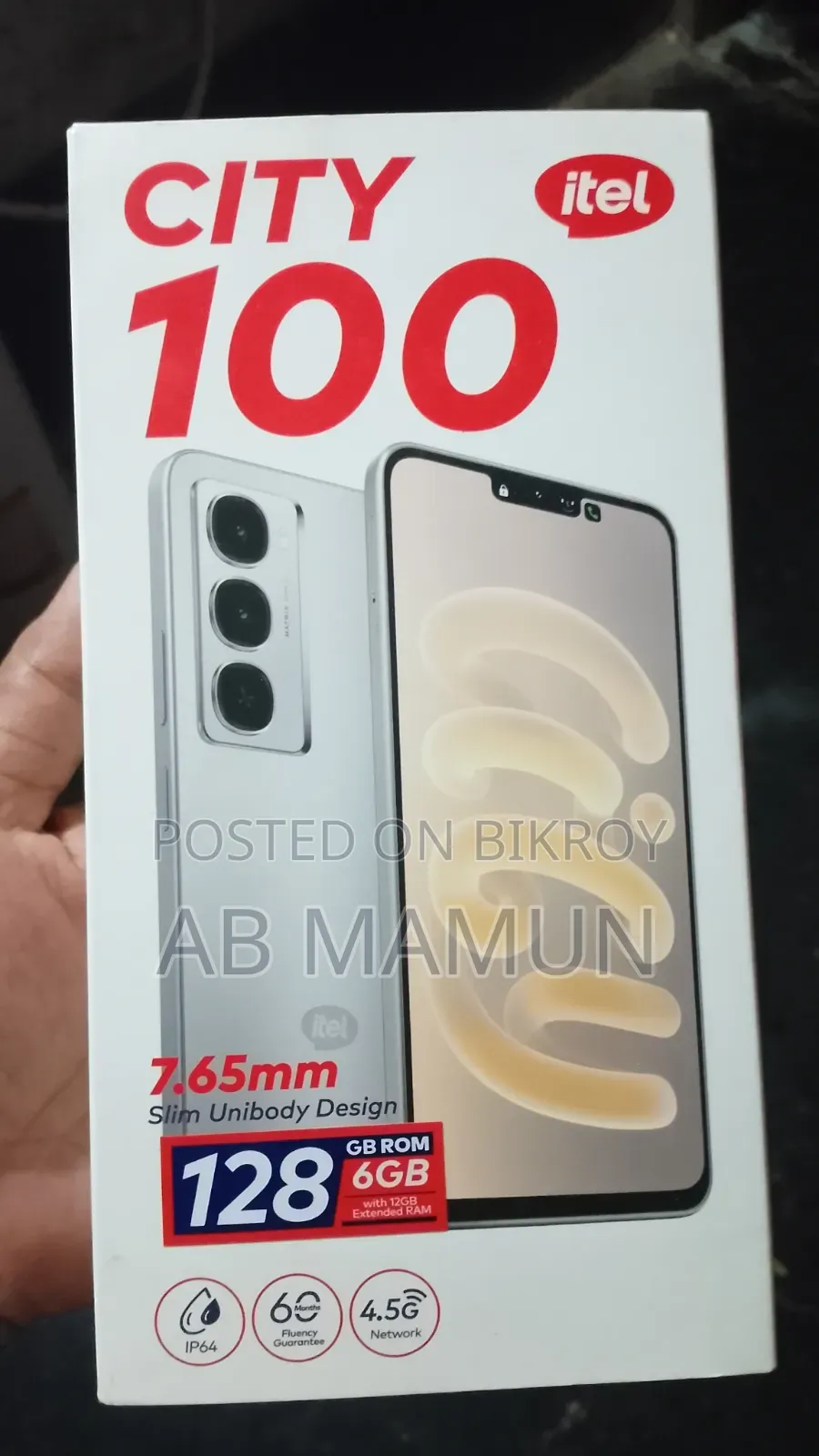 Itel City 100 128 GB Blue