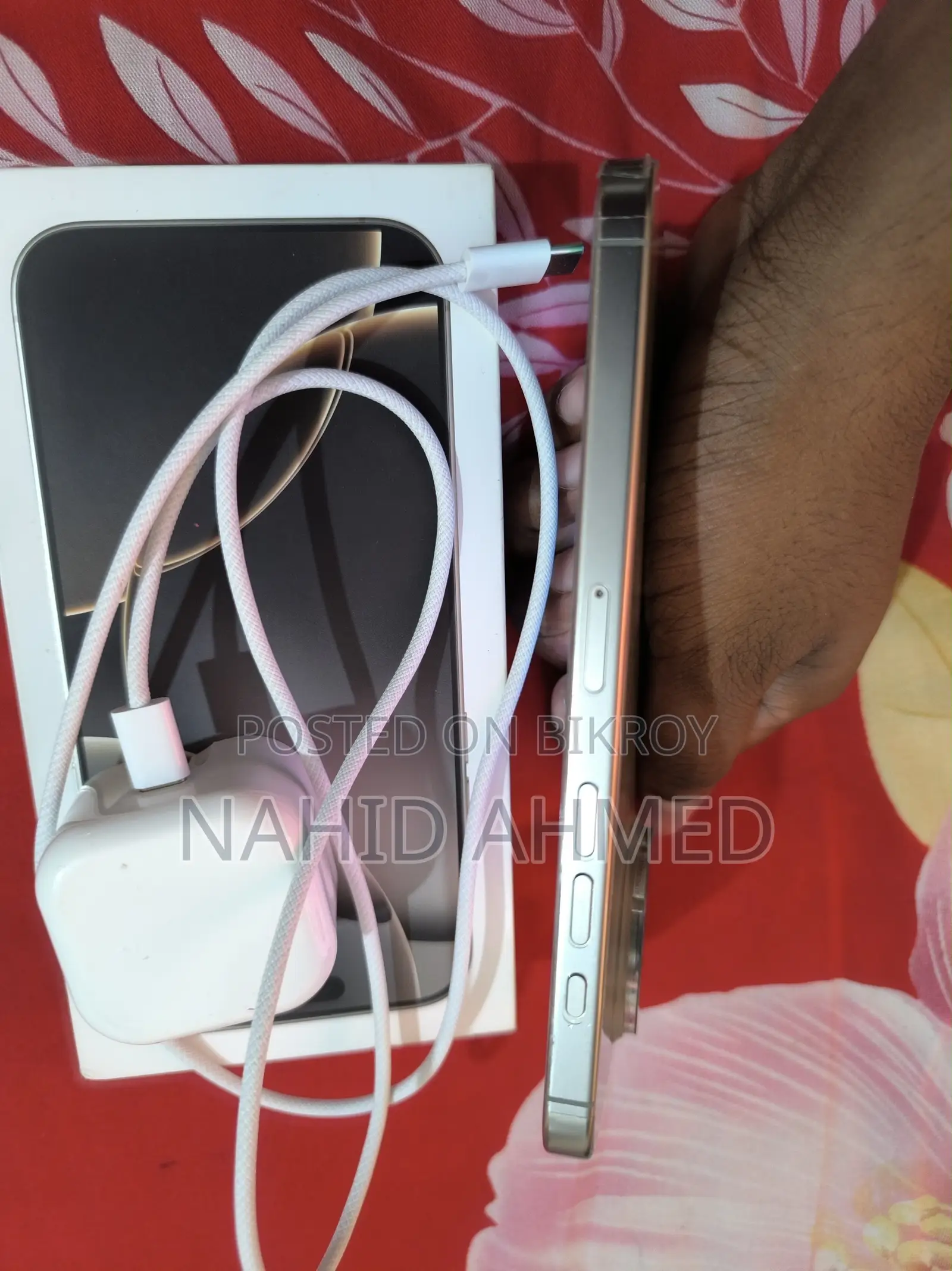 অ্যাপল আইফোন ১৬ প্রো ম্যাক্স ২৫৬ জিবি সিলভার