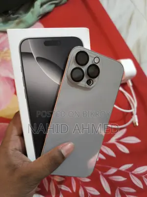 অ্যাপল আইফোন ১৬ প্রো ম্যাক্স ২৫৬ জিবি সিলভার