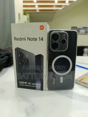 শাওমি রেডমি নোট ১৪ ফোরজি ২৫৬ জিবি কালো