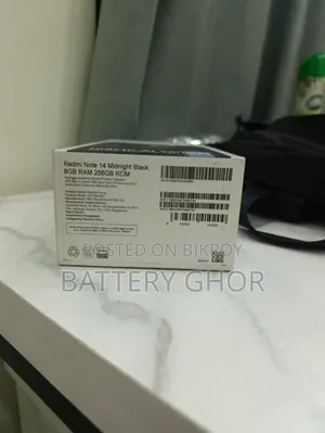 শাওমি রেডমি নোট ১৪ ফোরজি ২৫৬ জিবি কালো