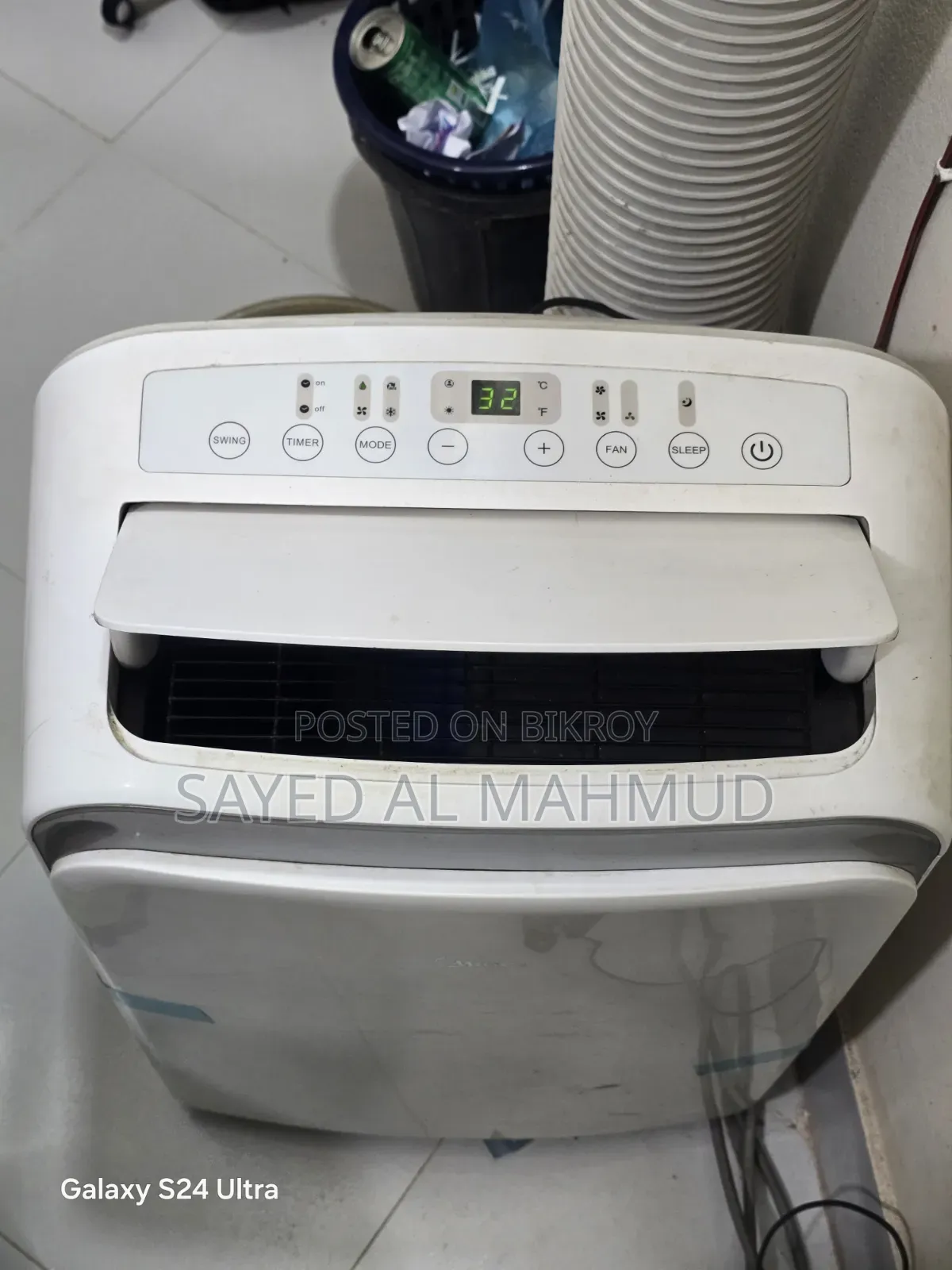 মিডিয়া ১ টন পোর্টেবল এসি হট এন্ড কুল