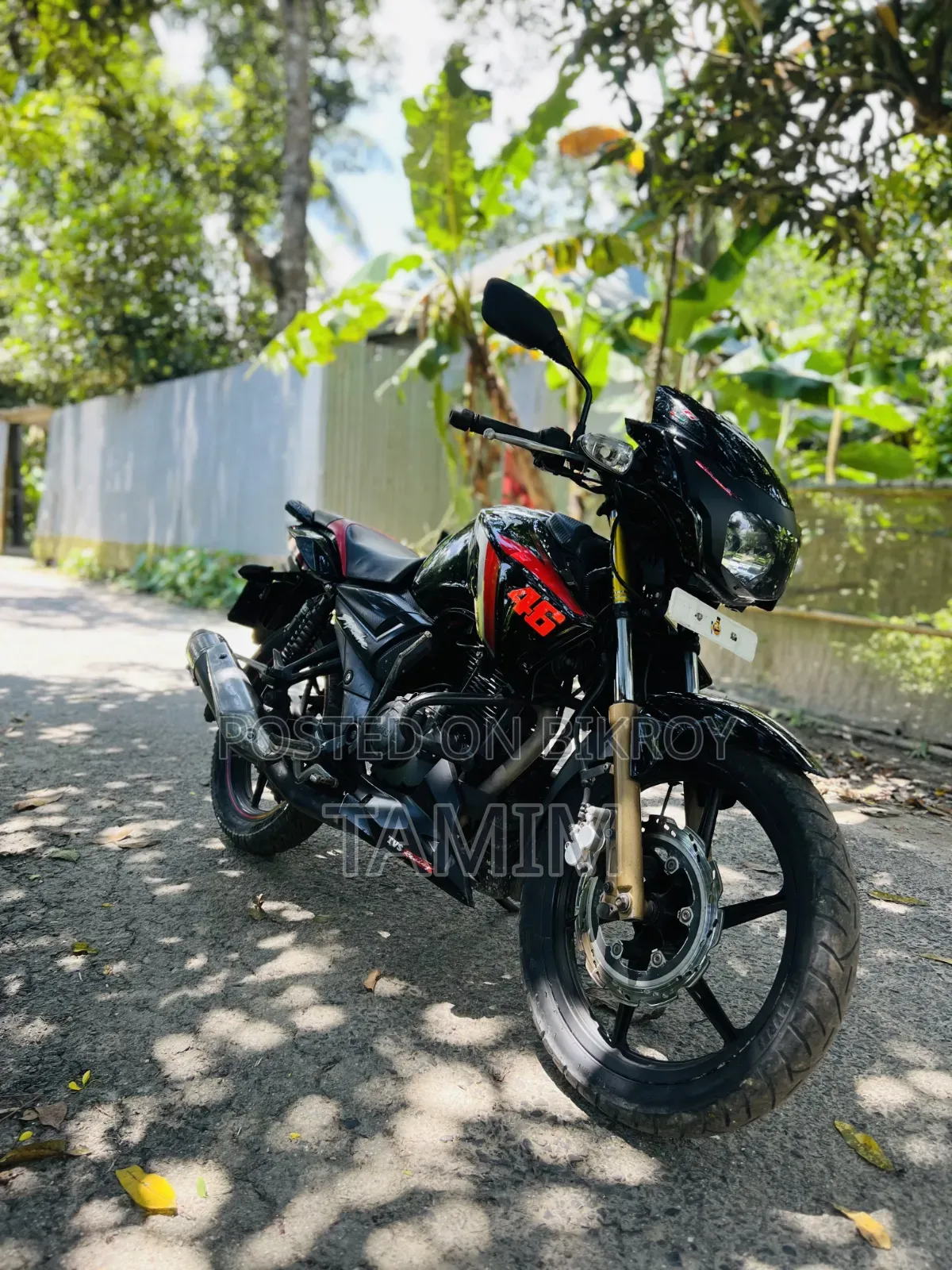 টিভিএস অ্যাপাচি আরটিআর ১৬০ টুভি ২০২২ ব্ল্যাক