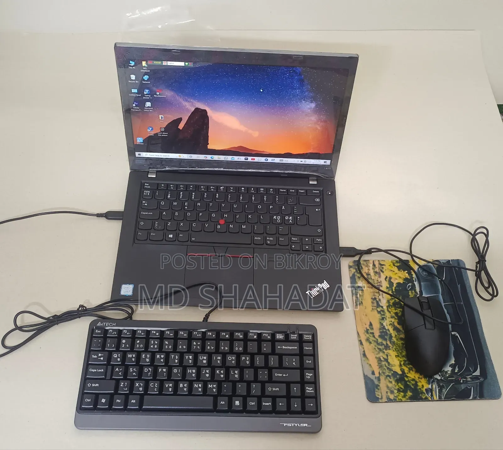 Laptop Lenovo ThinkPad L480 18GB Intel Core I5 SSD 256GB