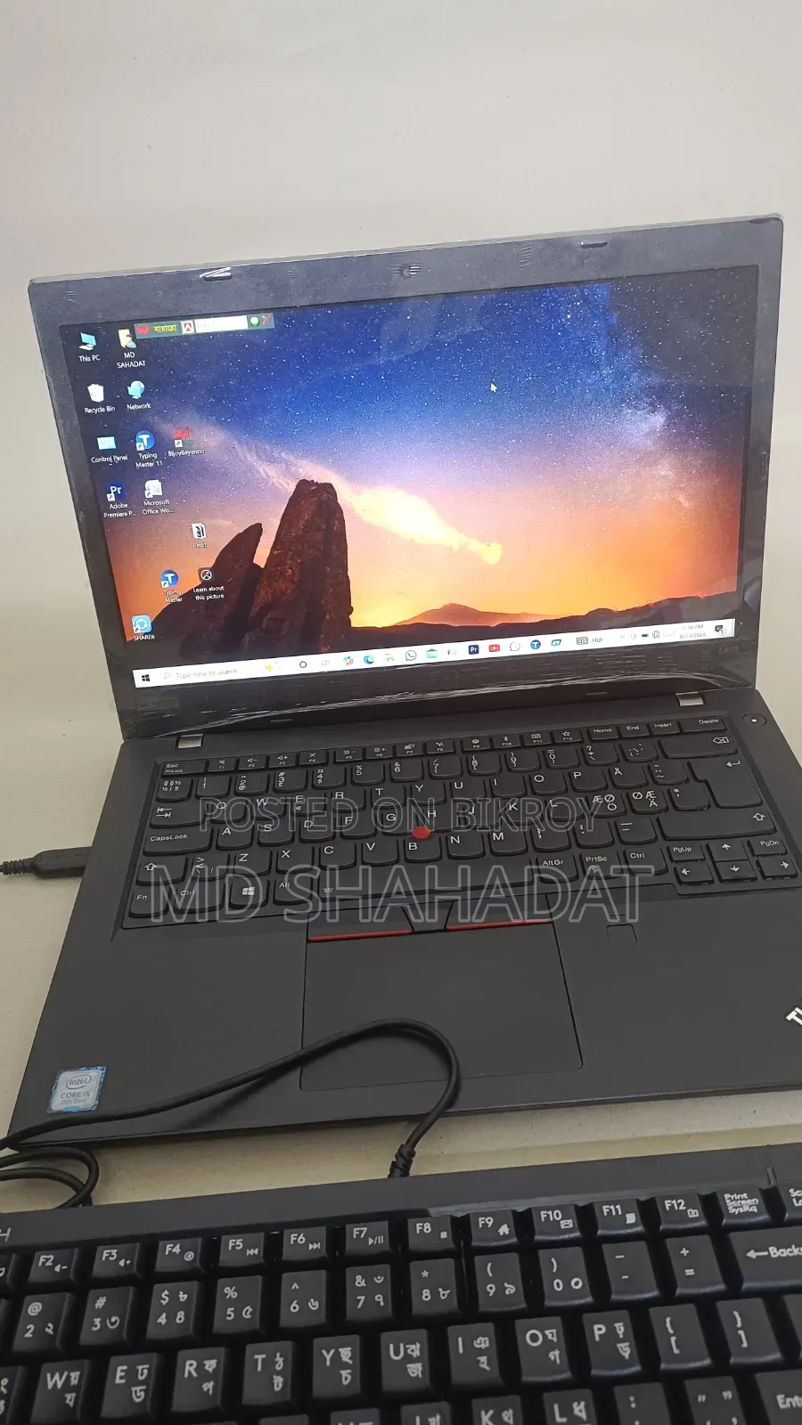 Laptop Lenovo ThinkPad L480 18GB Intel Core I5 SSD 256GB