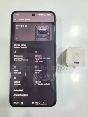 নাথিং ফোন ৩এ ২৫৬ জিবি ব্ল্যাক