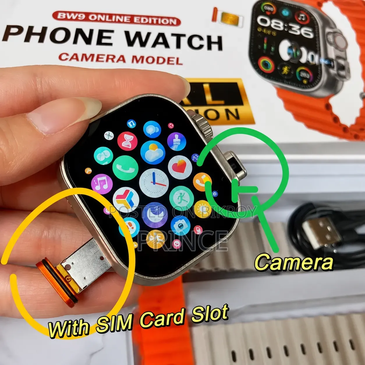 K10 Sim Supported Smart Watch
