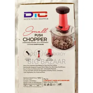 6 Sharp Stainless Steel Blade Manual Vegetable Chopper