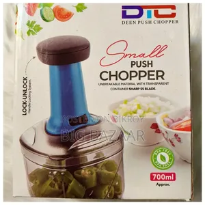 6 Sharp Stainless Steel Blade Manual Vegetable Chopper