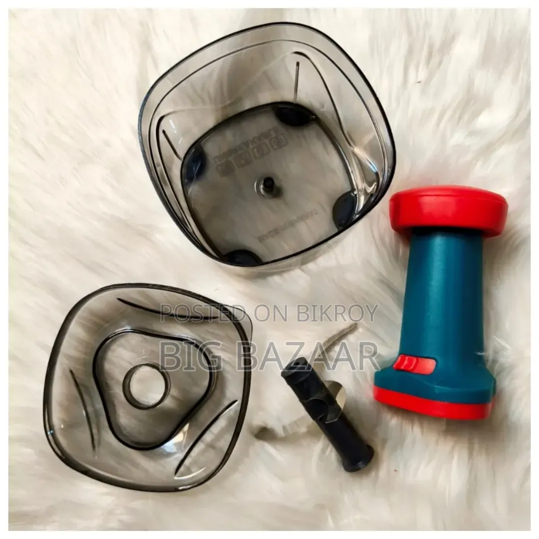 6 Sharp Stainless Steel Blade Manual Vegetable Chopper