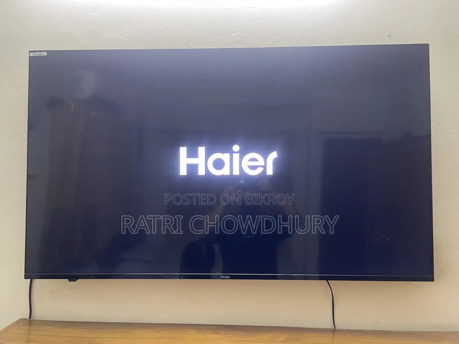 Haier 55” Google Android TV Voice Border Less