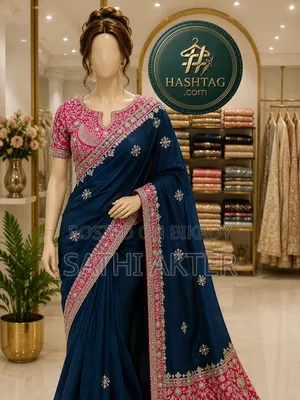 Weightless Georgette Fabric Party Wear Saree