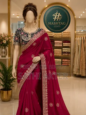 Weightless Georgette Fabric Party Wear Saree