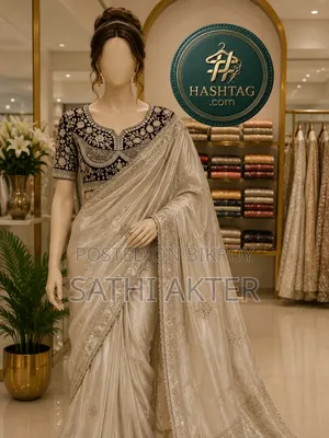 Weightless Georgette Fabric Party Wear Saree