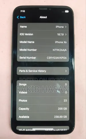 Apple iPhone XS 256 GB Rose Gold
