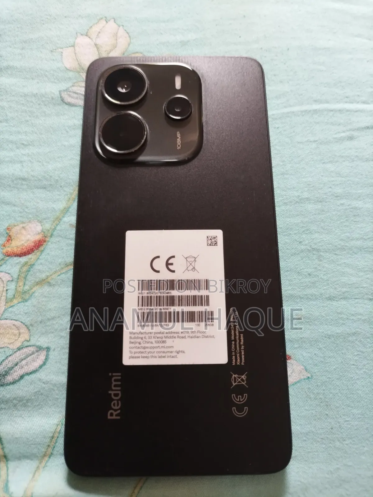 Xiaomi Redmi Note 14 4G 256 GB Black
