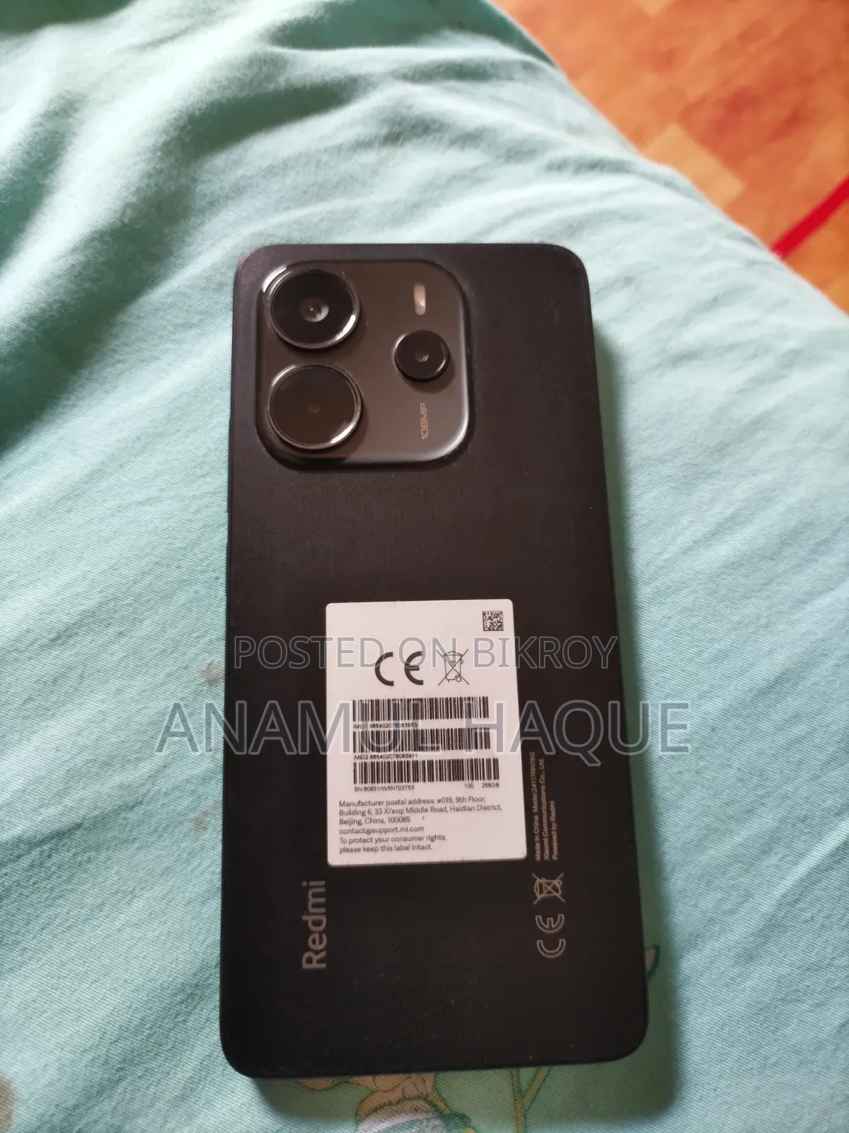 Xiaomi Redmi Note 14 4G 256 GB Black