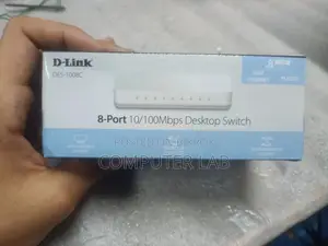 New Dlink DES-1008C 8 Port 10/100 Unmanaged Switch With Warranty