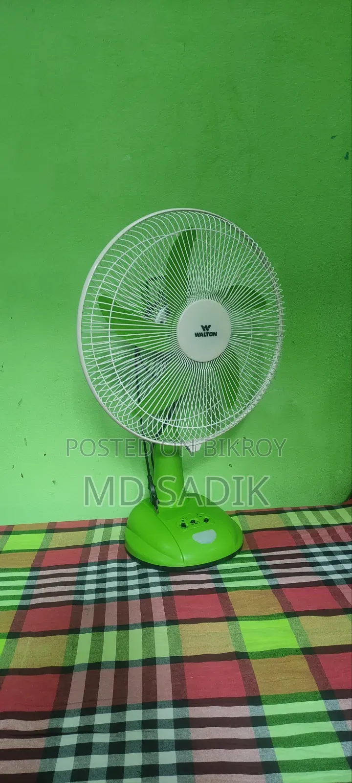 ওয়ালটন ২টা চার্জার ফ্যান বিক্রয় হবে