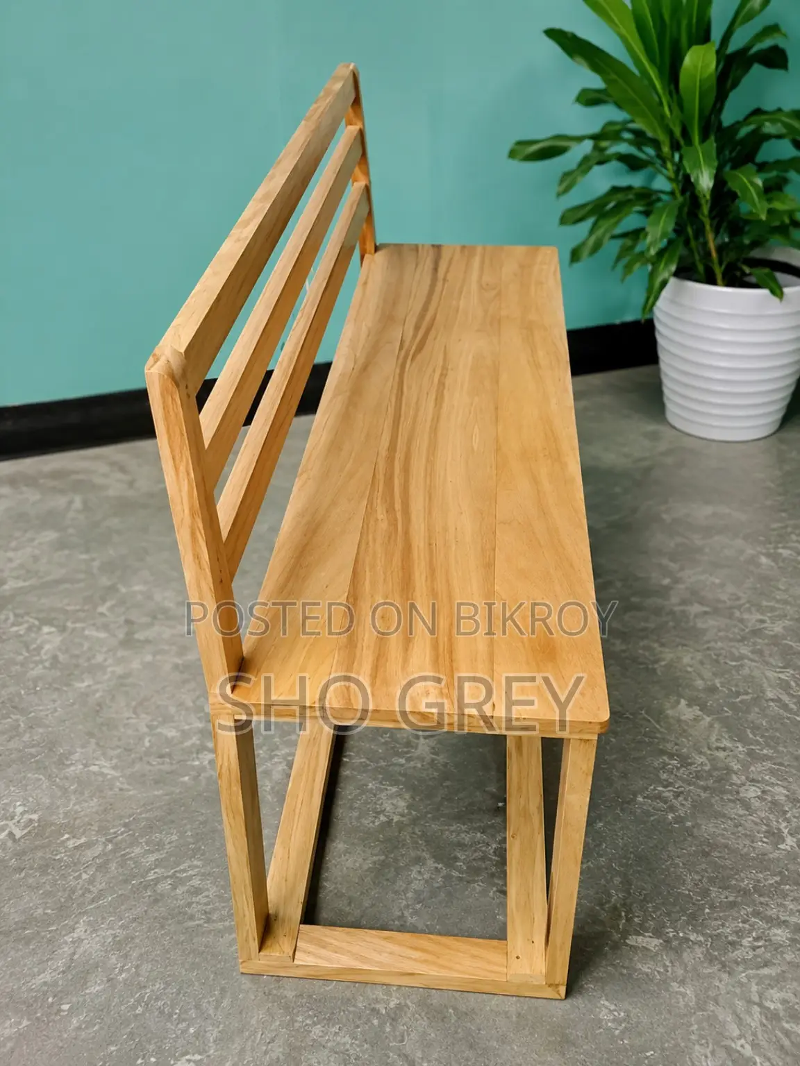 Bench, 6 Pairs (High- Low), Mahogany Wood