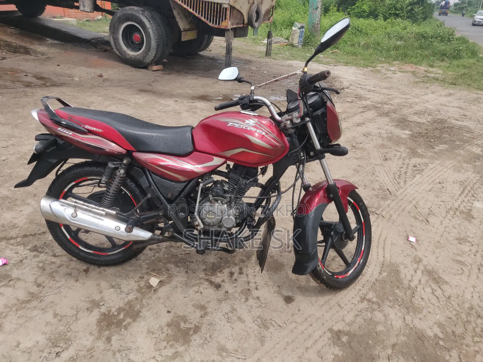 Bajaj Discover 100 2017 Red