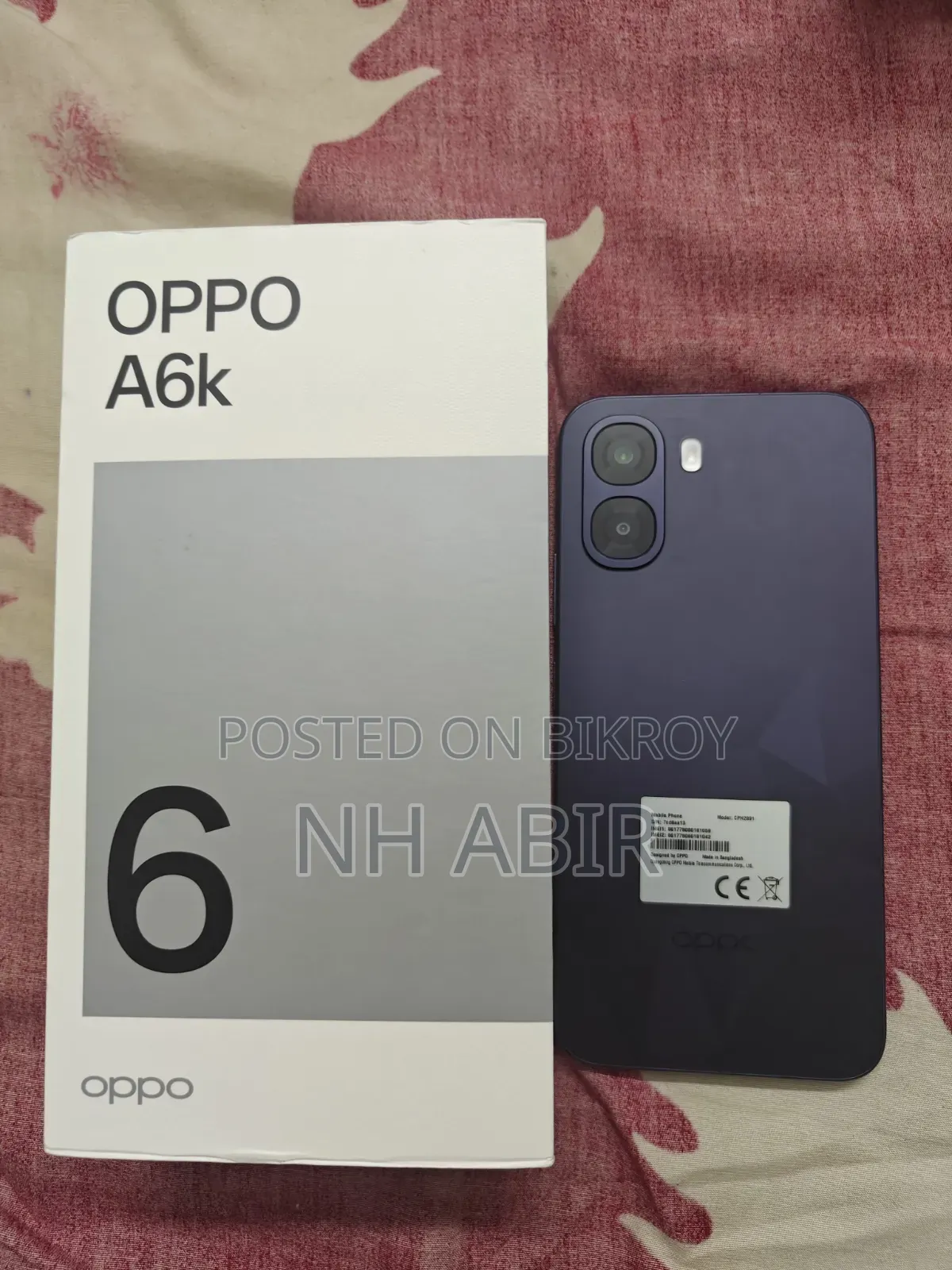 Oppo A6k 128 জিবি পার্পল