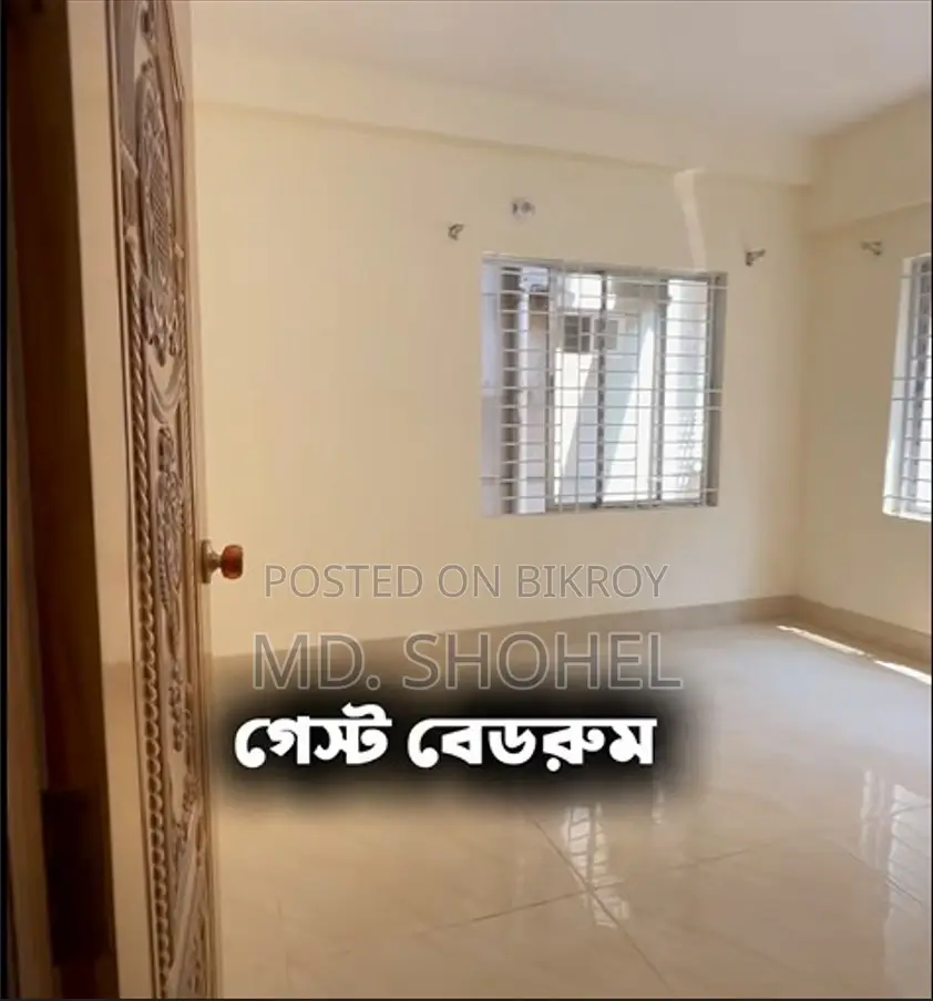 মিরপুরের আপন আঙ্গিনা এম এম টাওয়ারে বিক্রয়ের জন্য আসবাবপত্রসহ ৩ বেডরুমের বাসা