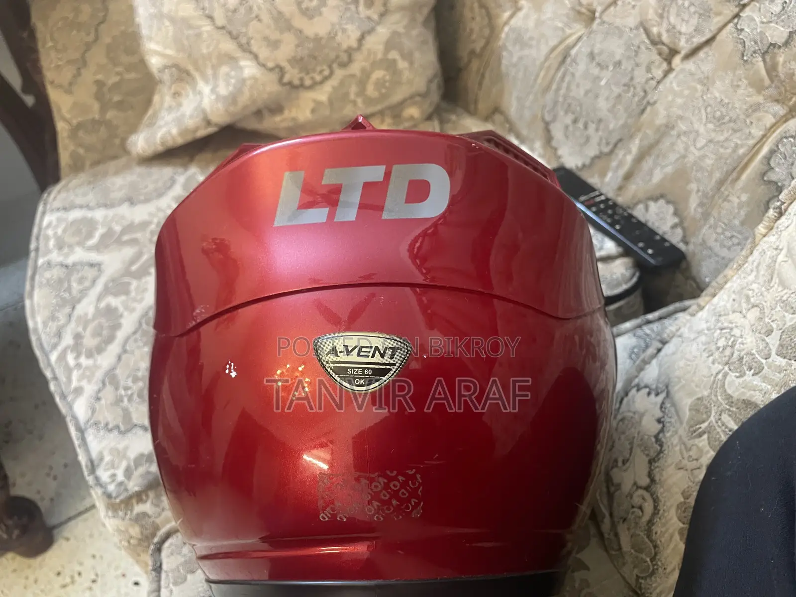 LTD a-Vent Full Face Motorcycle Helmet – Size 60