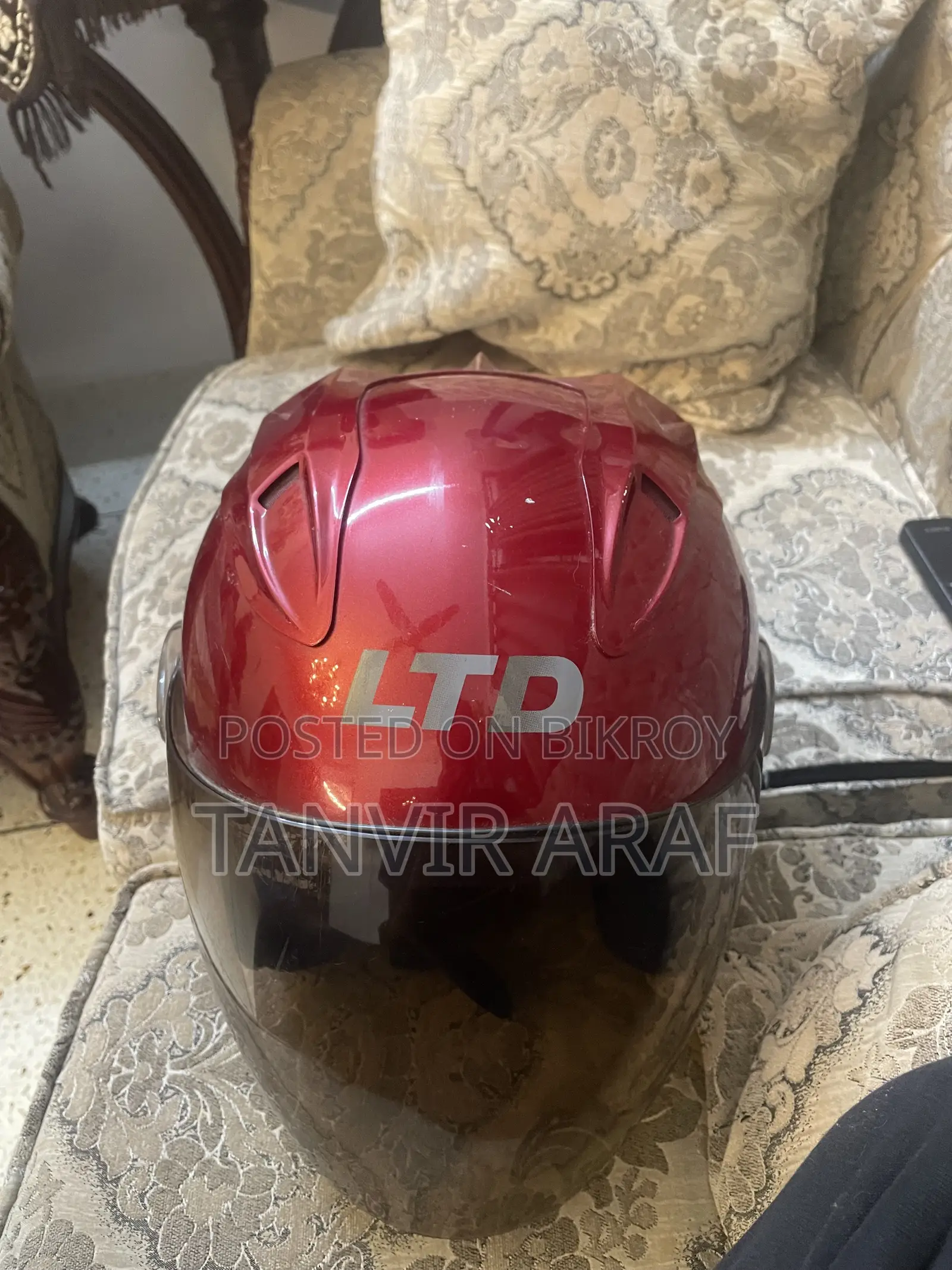 LTD a-Vent Full Face Motorcycle Helmet – Size 60