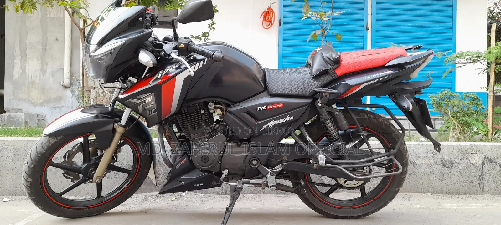TVS Apache RTR 160 2V 2017 Black