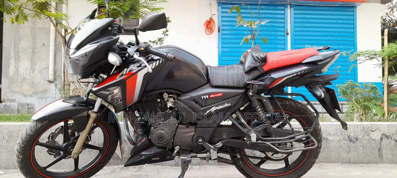 TVS Apache RTR 160 2V 2017 Black