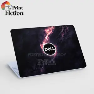 Dell Logo With Galaxy Laptop Sticker