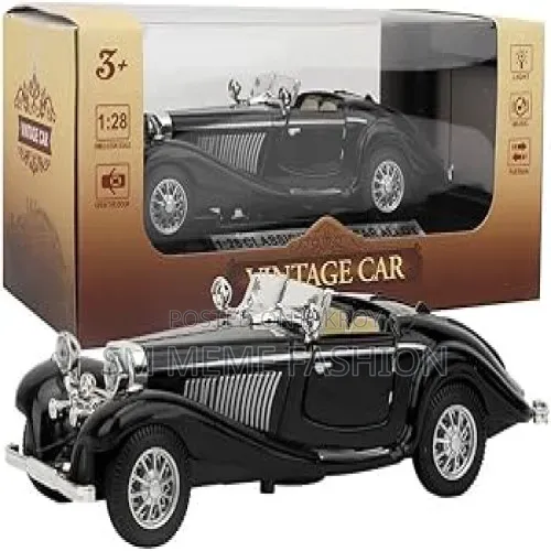 RiToEasysports Vintage Car Model, High Simulation, Miniature Alloy,