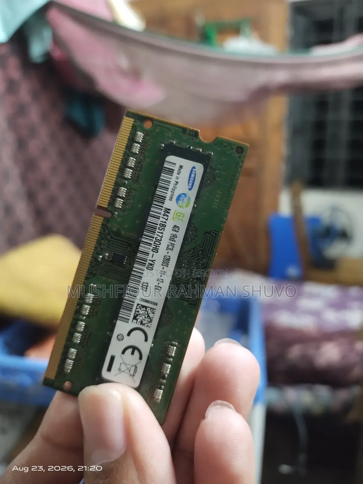 Samsung DDR3 4GB Laptop RAM
