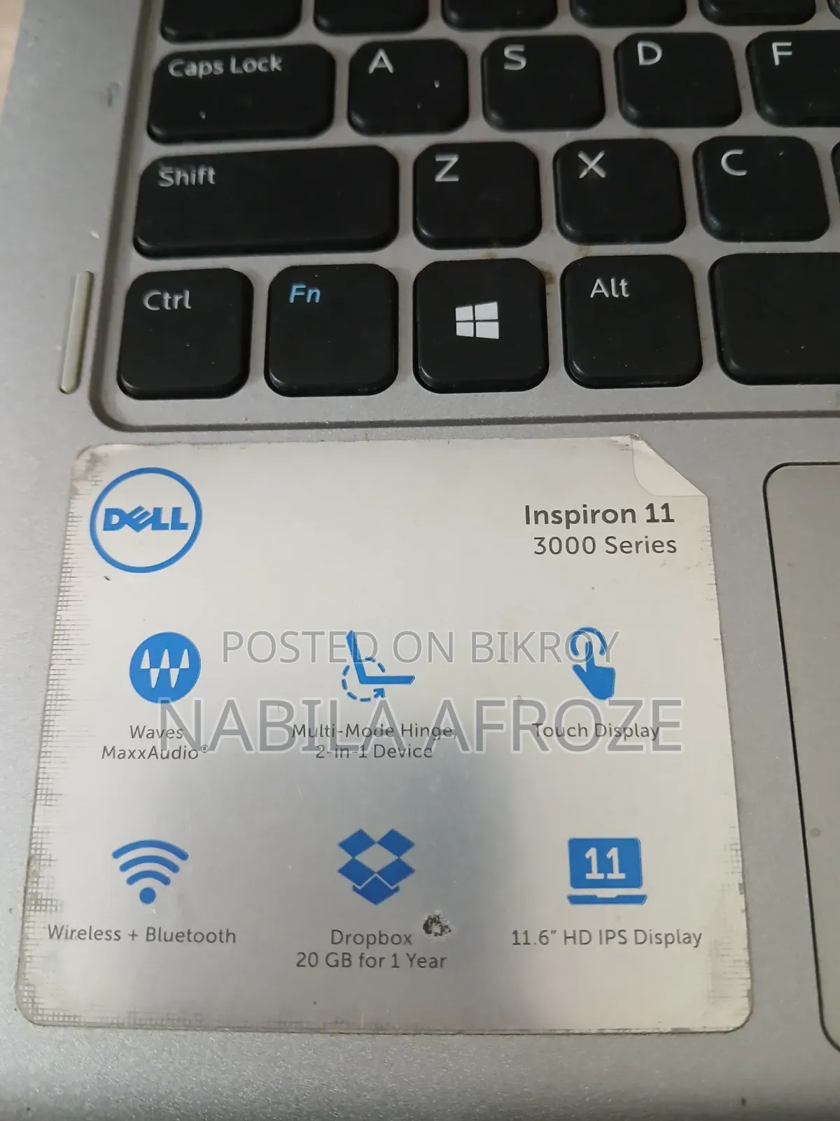 Laptop Dell Inspiron 11 3000 4GB Intel Core i3 HDD 500GB