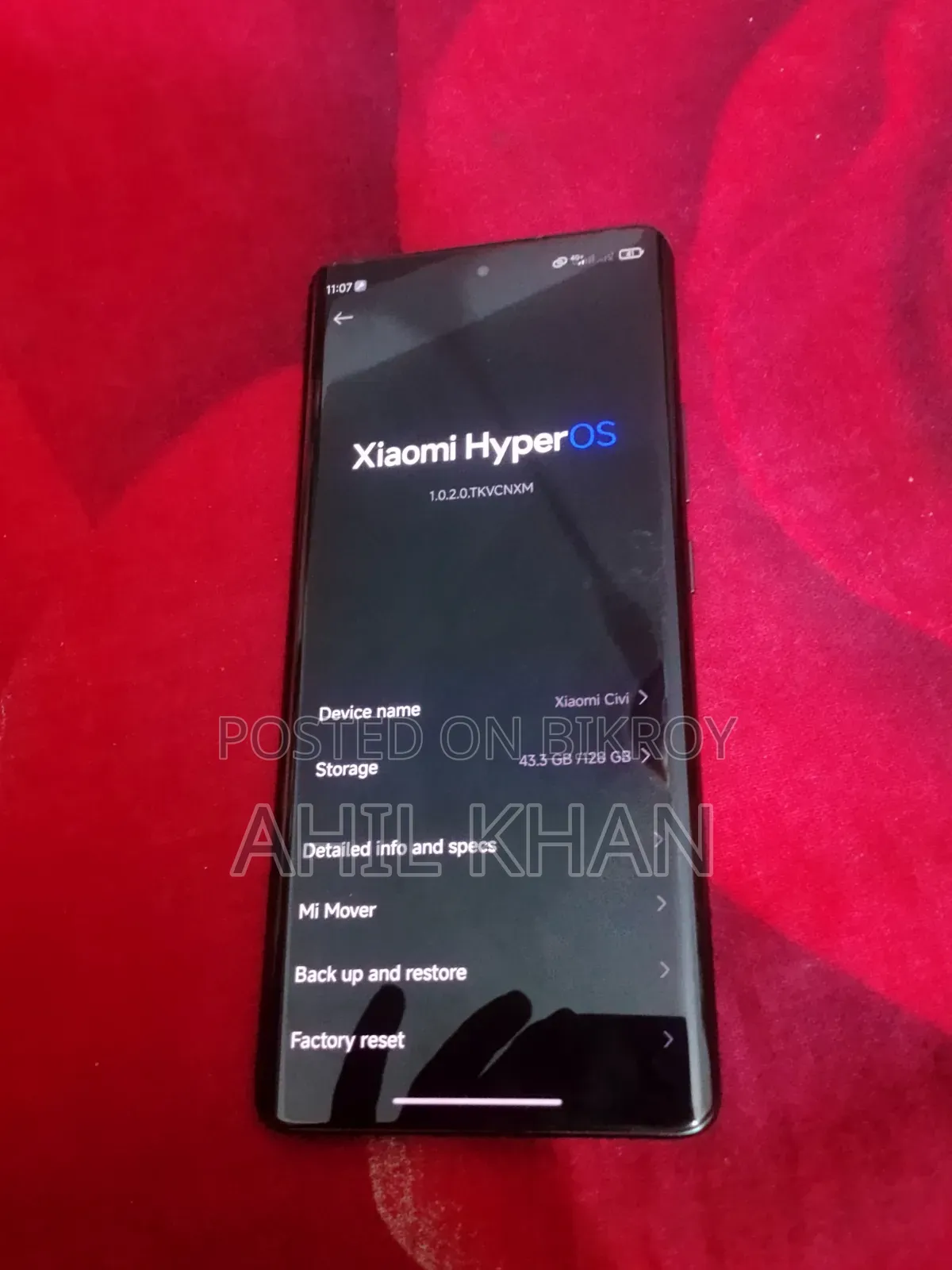 Xiaomi Civi 1S 128 GB Black