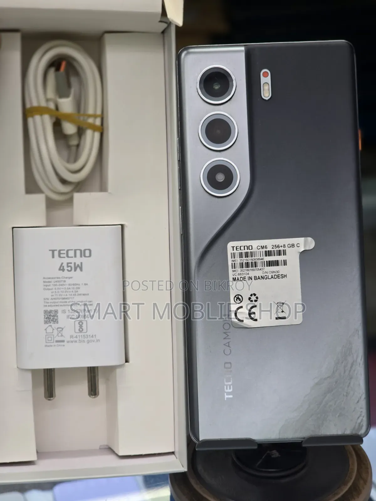 Tecno Camon 40 Pro 4G 256 GB Black