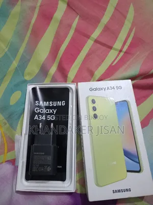 New Samsung Galaxy A34 5G 128 GB Yellow
