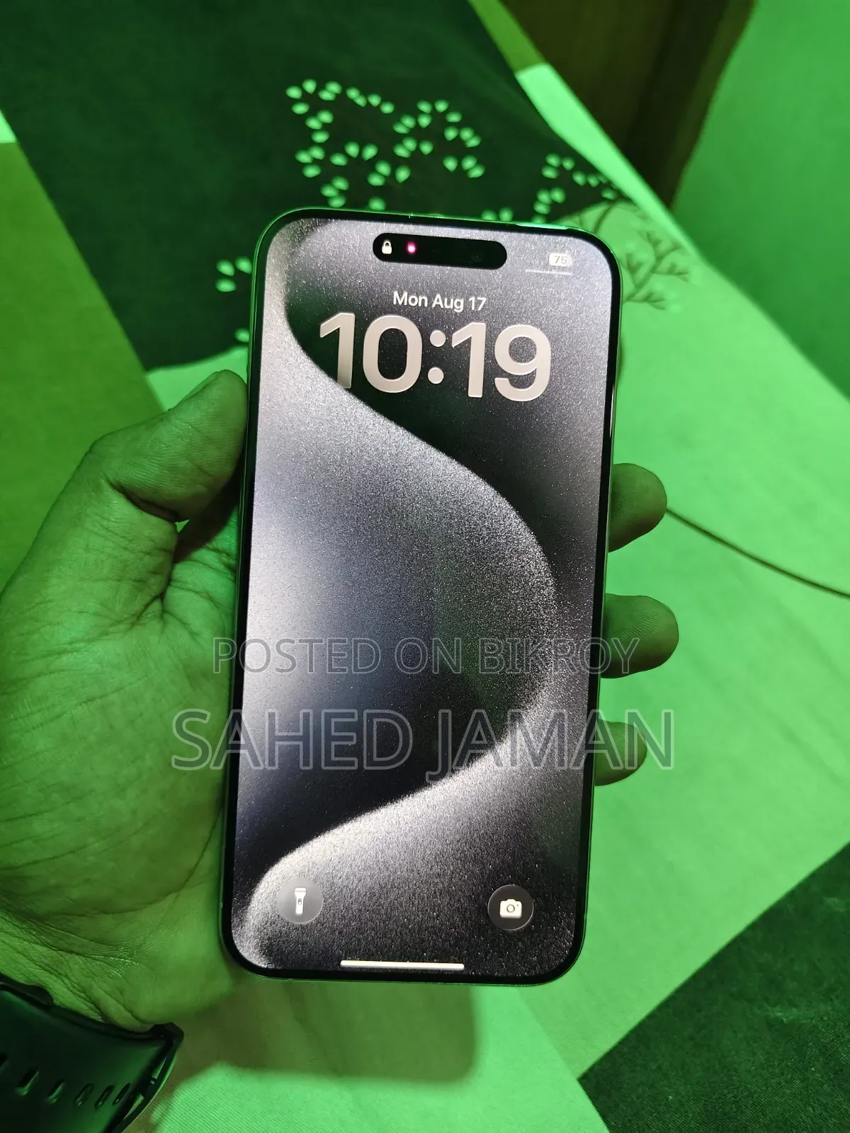 অ্যাপল আইফোন ১৫ প্রো ম্যাক্স ২৫৬ জিবি সিলভার