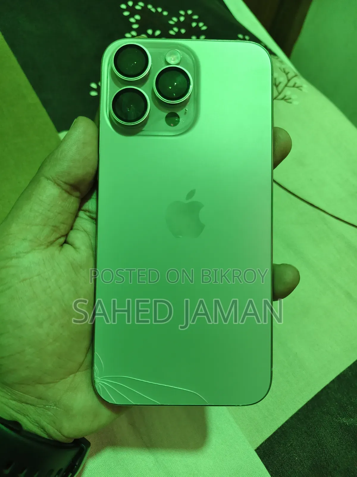 অ্যাপল আইফোন ১৫ প্রো ম্যাক্স ২৫৬ জিবি সিলভার