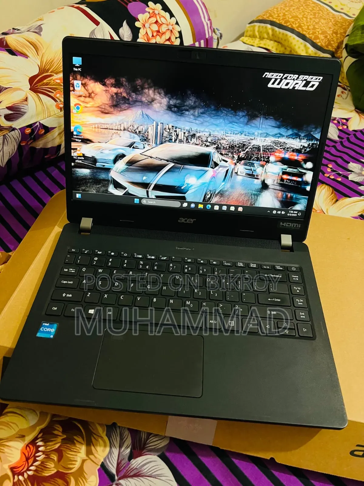 Laptop Acer TravelMate 16GB Intel Core i5 HDD+SSD 256GB