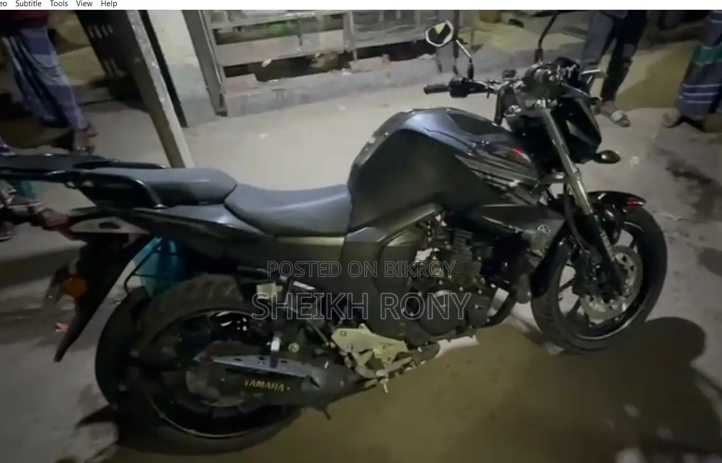 ইয়ামাহা এফজেডএস ভি২ ২০২৩ কালো