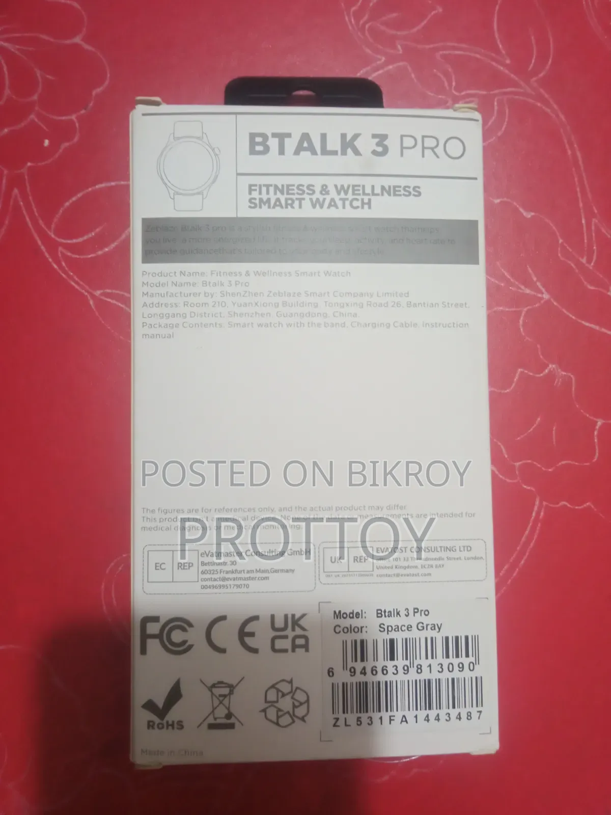 Zeblaze Btalk 3 Pro স্মার্টওয়াচ