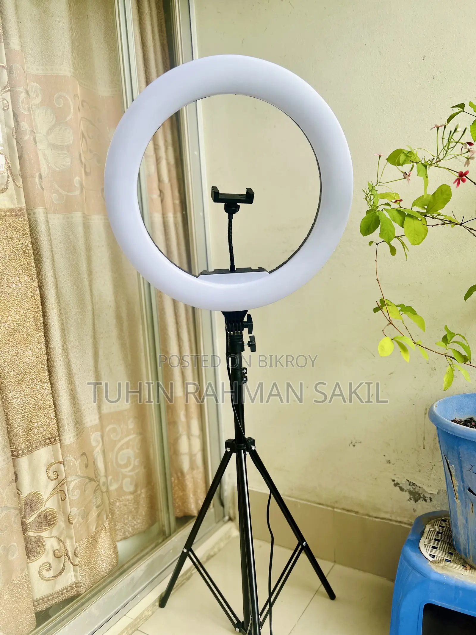PK-460 18" LED Ring Light – Unused | 3 Phone Holder + Remote
