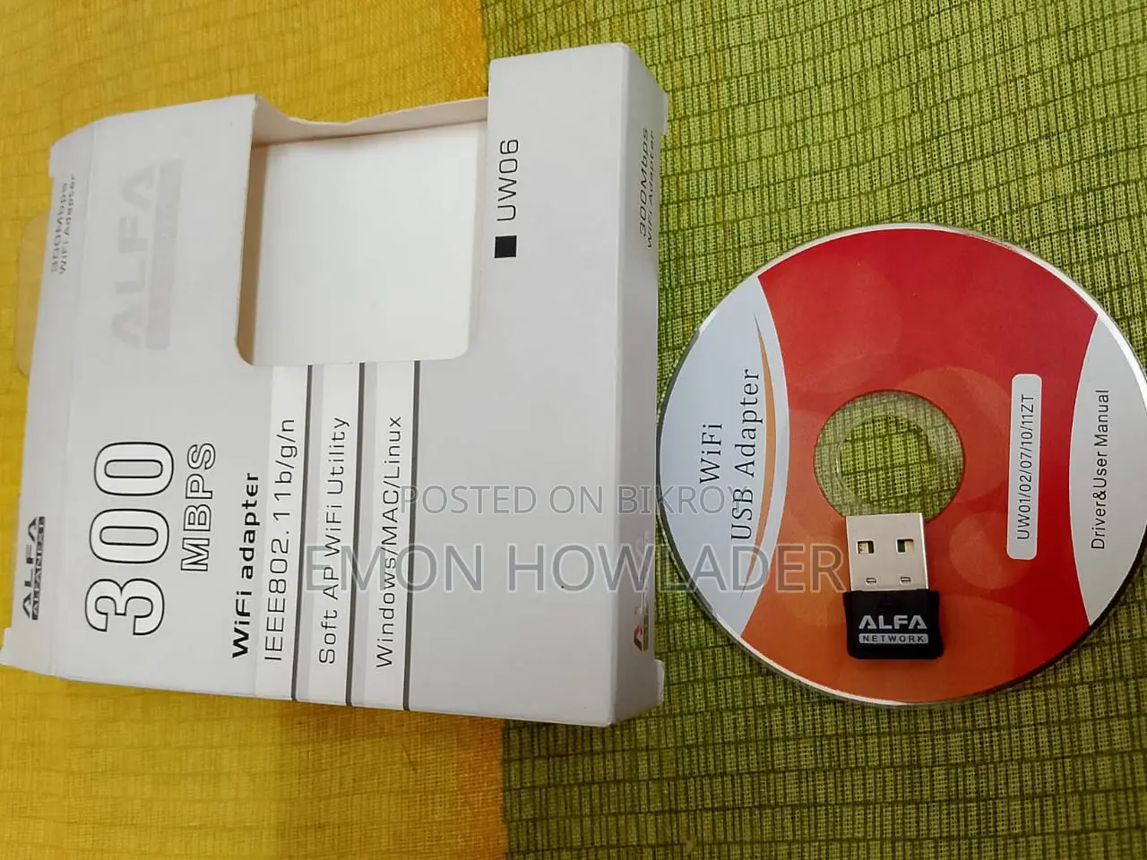 Alfa 300 MBPS WiFi Adapter (UW06)
