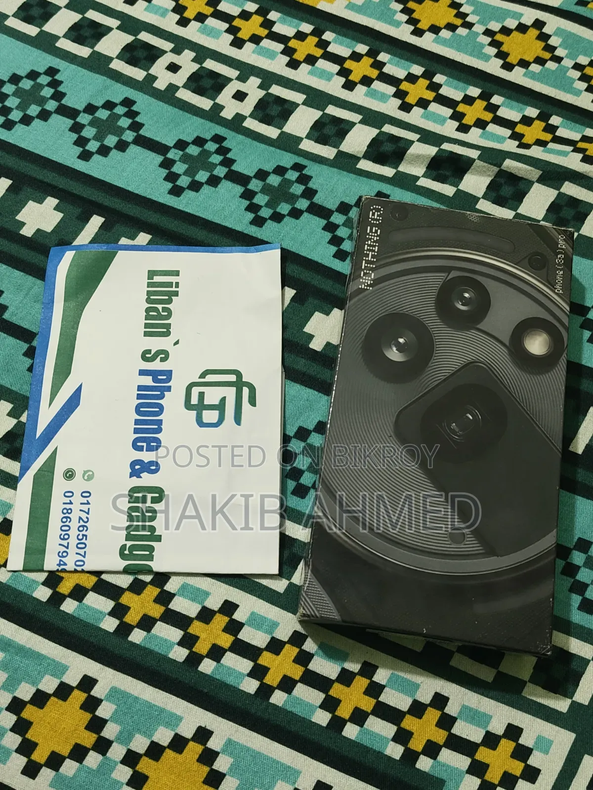 New Nothing Phone 3a Pro 256 GB Black