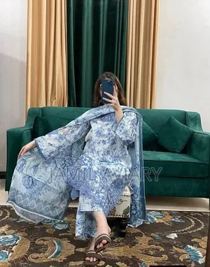  Cotton Embroidery Three Piece 