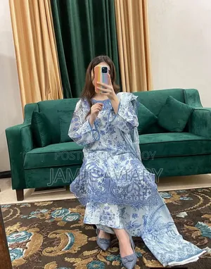  Cotton Embroidery Three Piece 