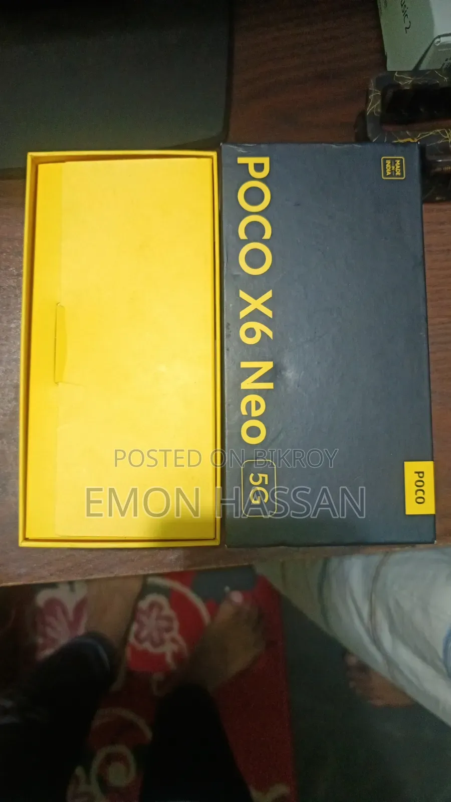 শাওমি পোকো এক্স৬ ২৫৬ জিবি কালো