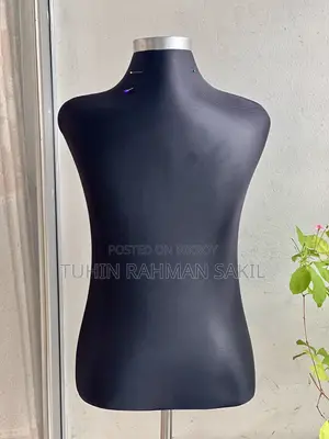 Premium Black Female Mannequin / Dummy With Stainless Steel Stand